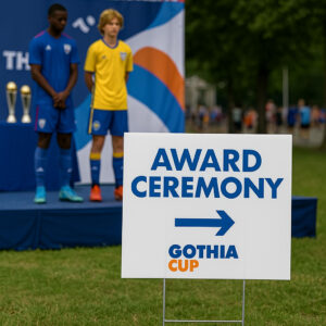 Butiksskylt med hål